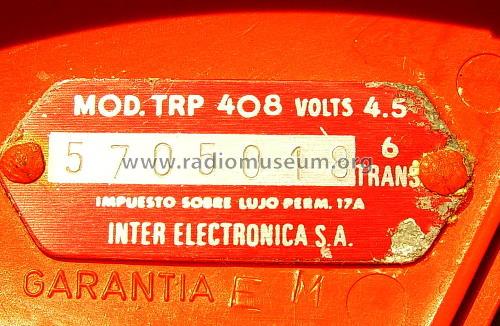 Hemisfon TRP-408; Inter Electrónica, S (ID = 972208) Radio