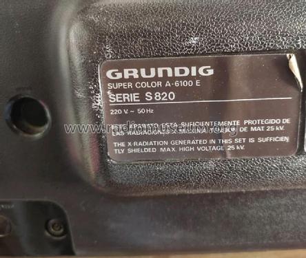 Grundig Super Color A6100E ; Inter Electrónica, S (ID = 3088103) Television