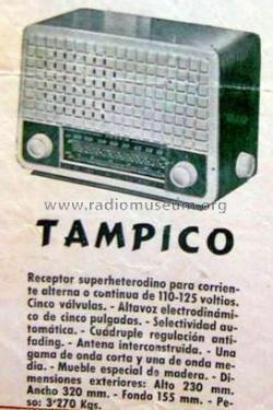 Tampico ; Inter Electrónica, S (ID = 3102797) Radio