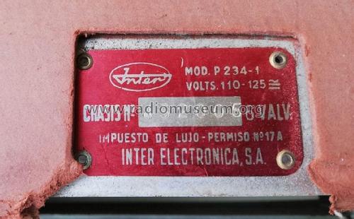 Trípoli F.M. P234-1 serie Komet; Inter Electrónica, S (ID = 3101892) Radio