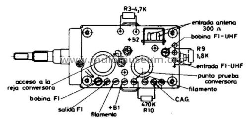 VHF Selector de Canales - Channel Selector / Tuner 43.21; Inter Electrónica, S (ID = 2781493) Adapteur