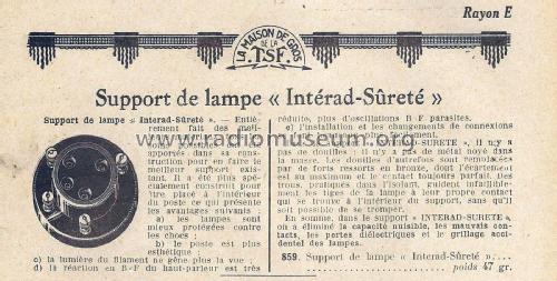 Support de lampe Interad-Surete; Interad, Radio- (ID = 2621990) Radio part