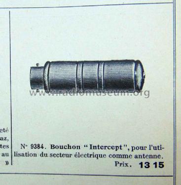 Bouchon 'Intercept', 'L'Intercept' ; Intercept, R. (ID = 1779161) Antenna