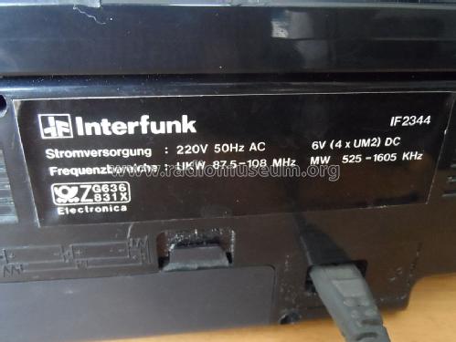 UKW/MW Stereo Radio Recorder IF2344; Interfunk (ID = 1705472) Radio