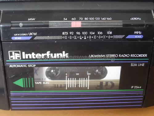 UKW/MW Stereo Radio Recorder IF2344; Interfunk (ID = 1705473) Radio