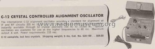 Alignment Oscillator C-12; International (ID = 2084354) Ausrüstung