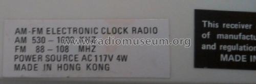 AM-FM Electronic Clock Radio & Telephone ; Unknown - CUSTOM (ID = 1735617) Radio
