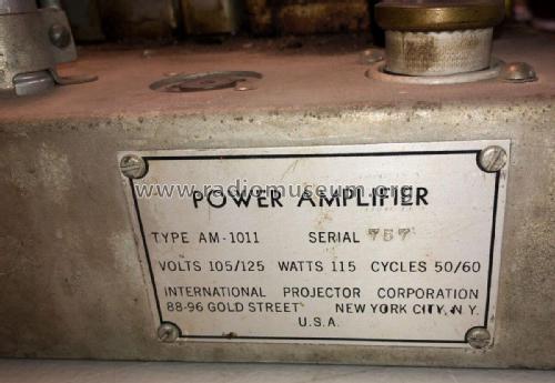 Power Amplifier AM-1011; International (ID = 2646335) Ampl/Mixer