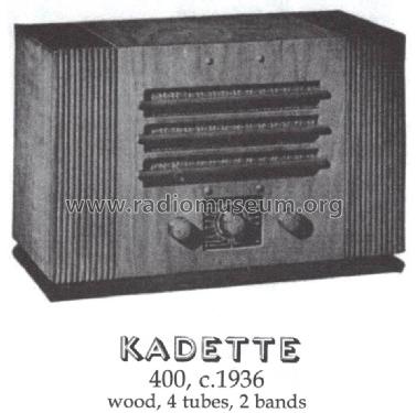 Kadette 400 ; International Radio (ID = 1421837) Radio