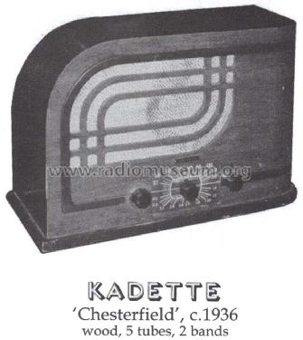 Kadette Chesterfield ; International Radio (ID = 1421843) Radio