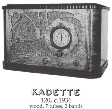 Kadette EL-120 ; International Radio (ID = 1421804) Radio