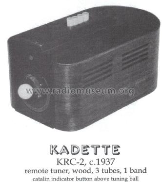 Kadette KRC-2 Tunemaster ; International Radio (ID = 1421867) Converter