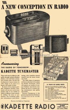 Kadette KRC-2 Tunemaster ; International Radio (ID = 2132623) Converter