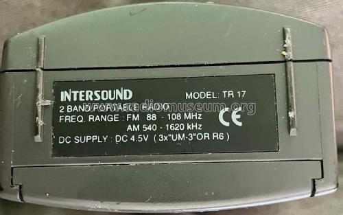 2-Band Portable Radio TR-17; Intersound brand (ID = 3068893) Radio