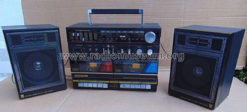 Portable Double-Cassette Stereo Player MC-2E; Intersound brand (ID = 2434499) Radio