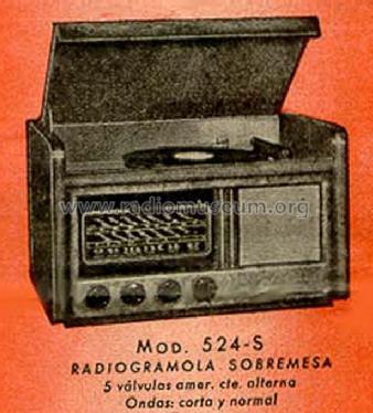 Radiogramola 524-S; Invicta Radio, (ID = 586111) Radio