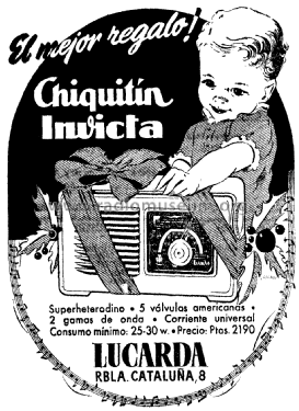 Chiquitín 187; Invicta Radio, (ID = 1964081) Radio