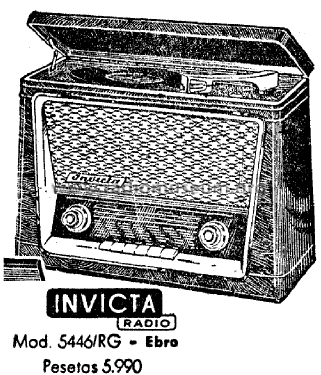 Ebro 5446-RG; Invicta Radio, (ID = 1965790) Radio