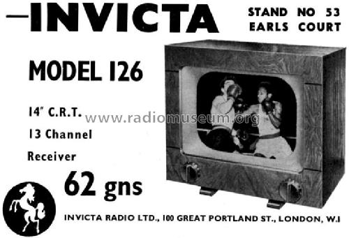 126 ; Invicta Radio Ltd.; (ID = 769301) Television