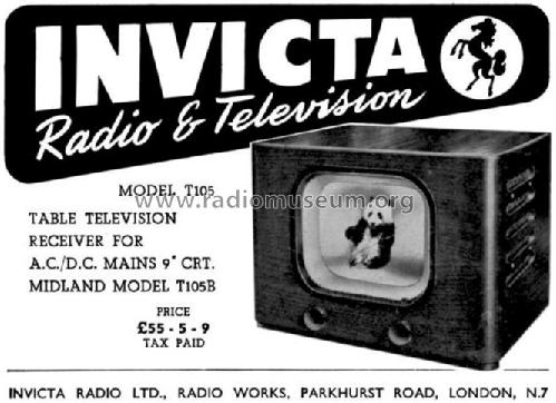 T105B; Invicta Radio Ltd.; (ID = 769218) Television