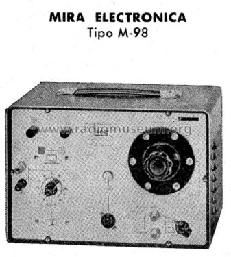 Generadores de alta frecuencia Mira Electrónica M-98; IREG; Instrumentos (ID = 1629380) Equipment