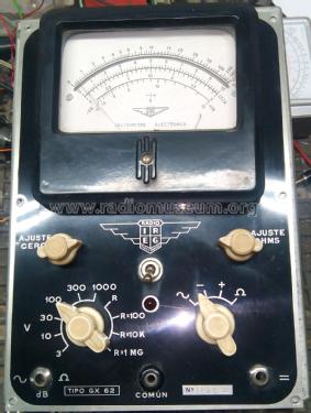 Voltimetro Electronico GX-62; IREG; Instrumentos (ID = 1904225) Equipment