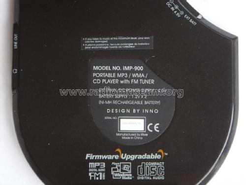 SlimX, Multi-Codec CD Payer/FM Tuner iMP-900; iriver; Seoul (ID = 2857674) Radio