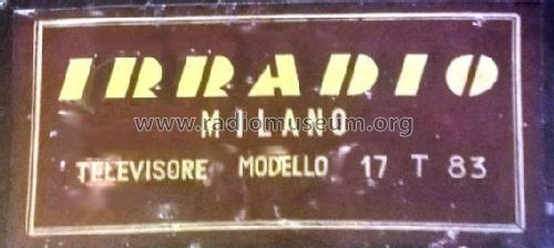 Tele-junior 17T83; Irradio; Milano (ID = 2176666) Television