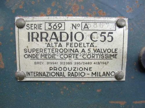 C55 SM; Irradio; Milano (ID = 1122365) Radio