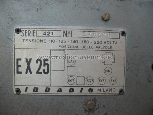 EX25; Irradio; Milano (ID = 1915092) Radio