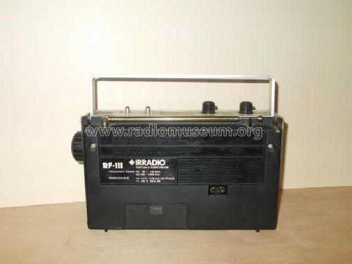 Portable Radio FM/AM RF-111; Irradio; Milano (ID = 1316844) Radio