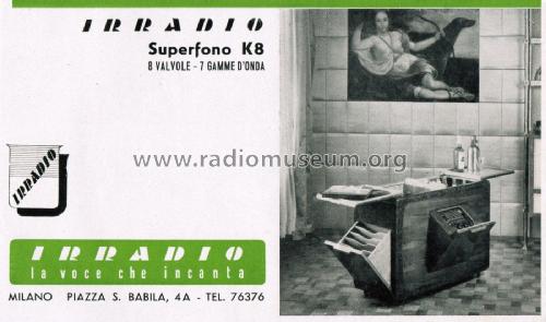 Superfono K8; Irradio; Milano (ID = 2533643) Radio