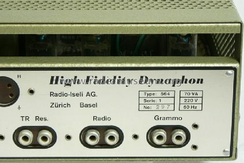 Hi-Fi Dynaphon Stereo 564; Iseli - Radio-Iseli (ID = 1391044) Ampl/Mixer