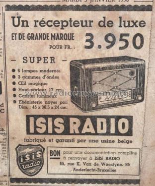 Super ; Isis Radio; (ID = 2987975) Radio