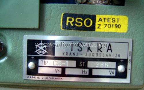 Prijemnik CS-1; Iskra; Kranj, (ID = 2011899) Amateur-R