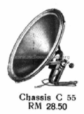 Chassis C55; Isophon, E. Fritz & (ID = 2682711) Parleur