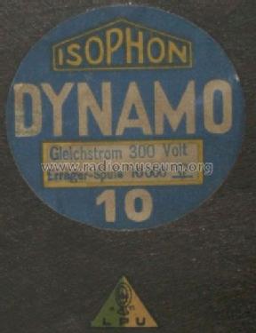 Dynamo 10 ; Isophon, E. Fritz & (ID = 1630594) Speaker-P