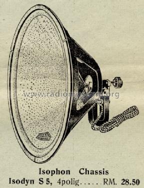 Chassis C55; Isophon, E. Fritz & (ID = 1196352) Parleur