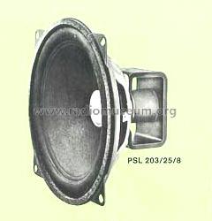 Tiefton-Lautsprecher PSL 203/25/8; Isophon, E. Fritz & (ID = 2042966) Speaker-P