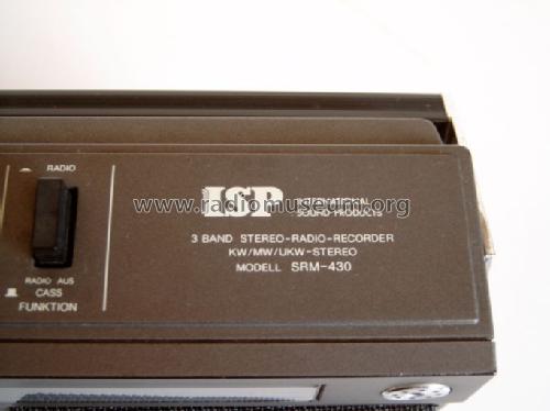 3 Band Stereo Radio Recorder SRM-430; ISP KG Dieter Lather (ID = 115405) Radio