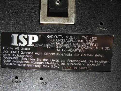 Micro-Fernseher & Radio TVR-7120; ISP KG Dieter Lather (ID = 2220128) TV Radio