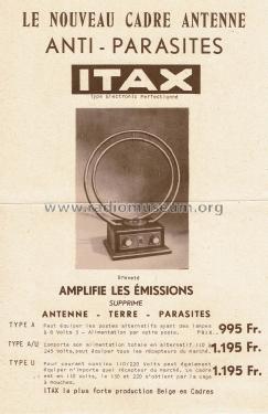 Antenne Antiparasite - Electronic Perfectionné A, A/U, U; Itax-Radio, R. (ID = 2719327) Antena