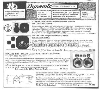 Dynamic DY-2004-DISCO; ITT nicht Schaub, (ID = 1739664) Bausatz