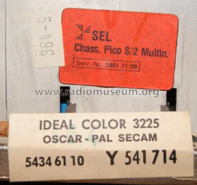 Ideal Color 3225 Pico S/2; ITT nicht Schaub, (ID = 1393575) Television