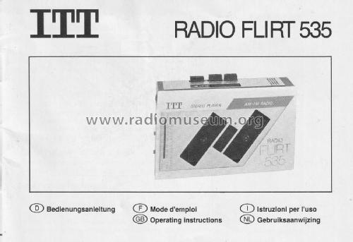 Radio-Flirt 535; ITT nicht Schaub, (ID = 3052354) Radio