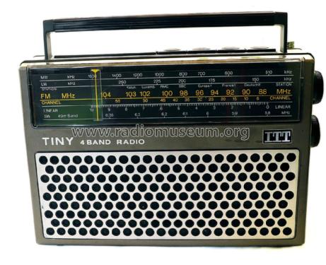 Tiny 4 Band Radio 109B; ITT nicht Schaub, (ID = 2324025) Radio