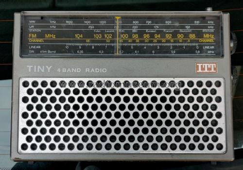 Tiny 4 Band Radio 109B; ITT nicht Schaub, (ID = 2730054) Radio