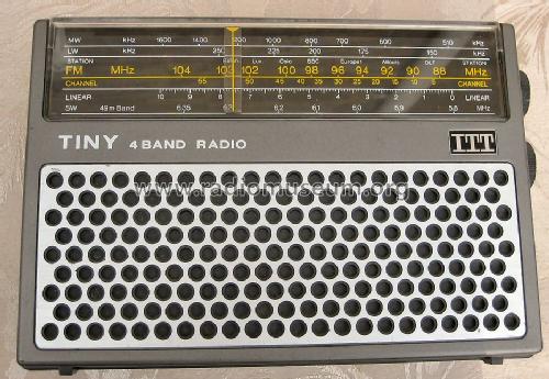 Tiny 4 Band Radio 109B ; ITT-KB; Foots Cray, (ID = 1206577) Radio