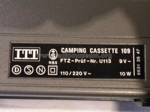 Camping Cassette 109A RC107; ITT-Graetz (ID = 2177406) Radio