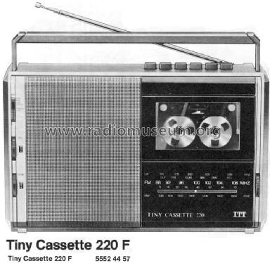 Tiny Cassette 220F 55524457; ITT-Graetz (ID = 977142) Radio